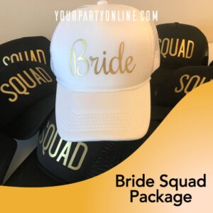 Shop CLE Bride Squad Hat Package