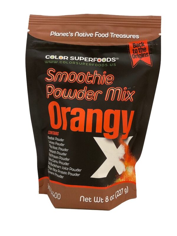 Shop CLE Color Superfoods – Orangy X Smoothie Powder Mix. Stand-up Pouch 8 oz (227 g). Organic, Plant-Based Functional Blend