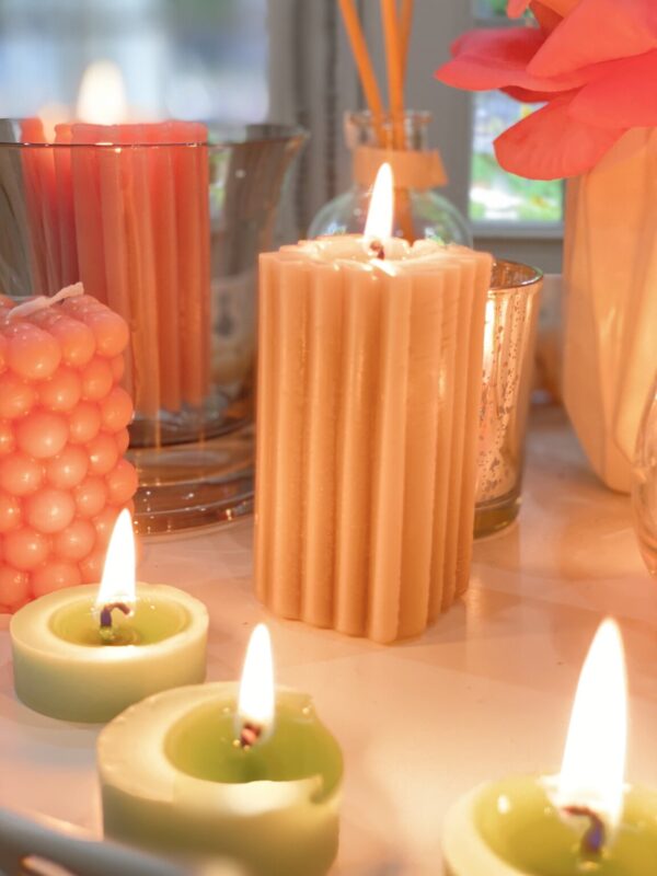 Shop CLE Geometric Lined Candle