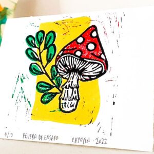 Tienda CLE Christmas Mushroom Card
